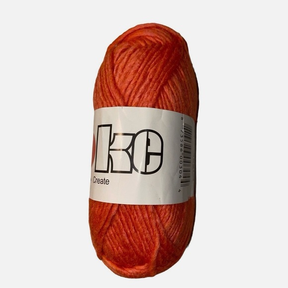 SWTC Karaoke Yarn 50% Soy Silk 50% Wool Worsted 304 Orange Peach Southwest - Picture 3 of 7